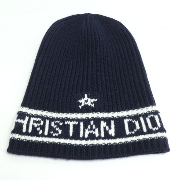 Dior Logo Knit Cap Navy 31 Noe714 Ixgh main image 2